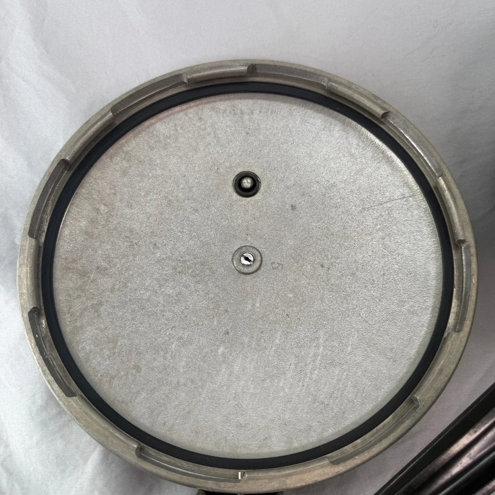 Presto 4 Qt Aluminum Pressure Cooker Model A403A Vintage Stovetop Silver Black